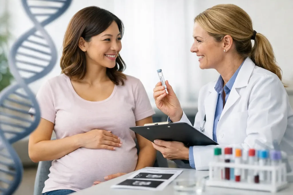 Mejores exámenes genéticos en embarazo temprano